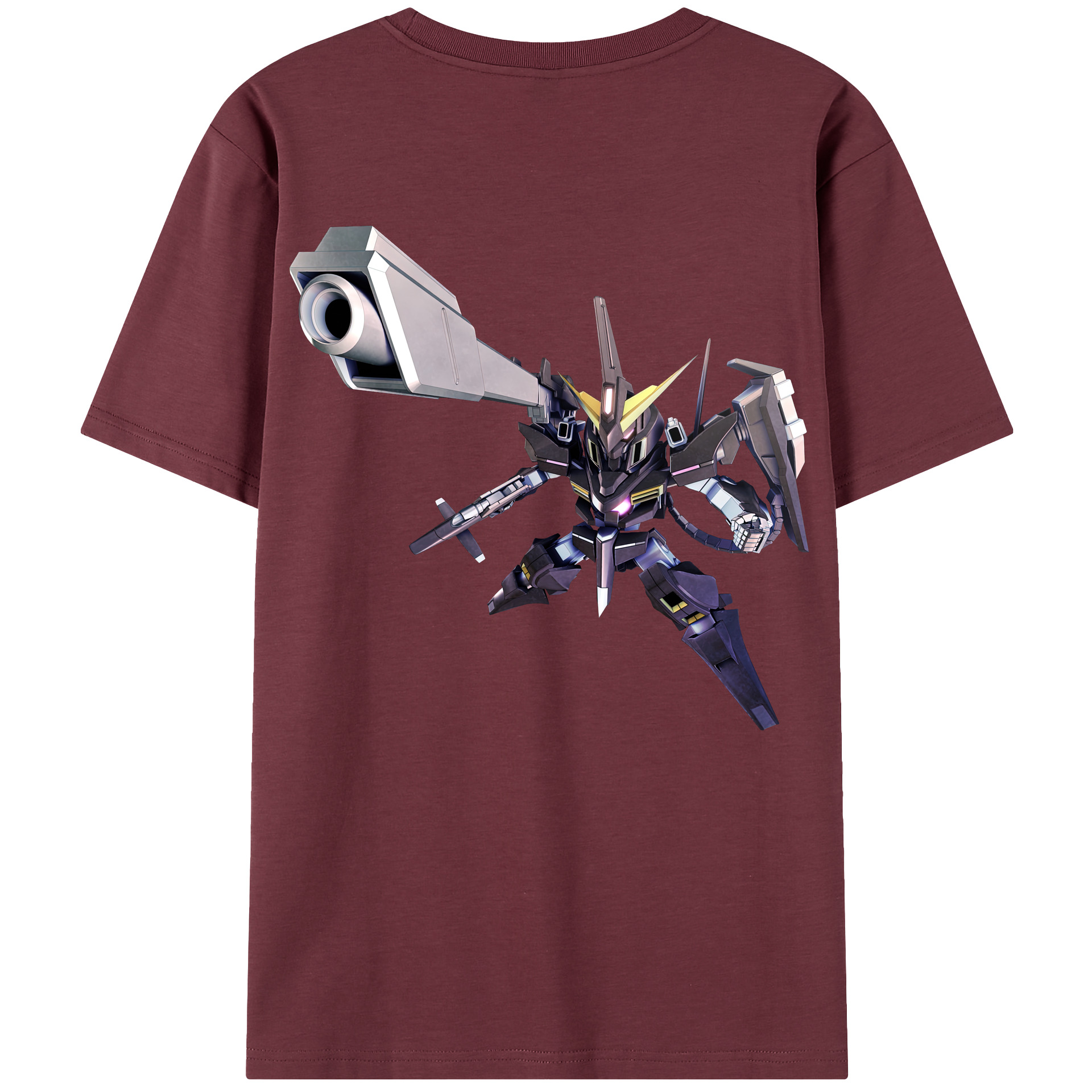 （画像用） 機動戦士ガンダム Mobile Suit Gundam 綿100％半袖Tシャツ（背面プリント）